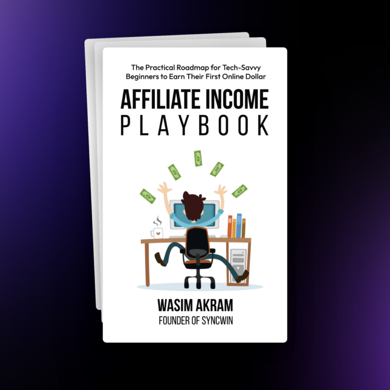 Affiliate Income Playbook - Featured Image - SyncWin Store